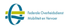 A belga szövetségi közszolgálati mobilitási és közlekedési logó