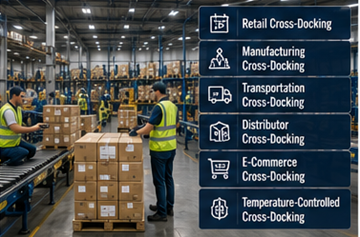 Különböző cross-docking típusok a szállításban és a raktárlogisztikában