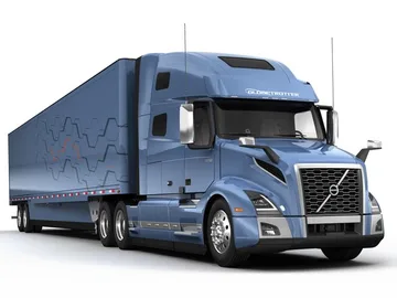 Fuvarozó Félpótkocsi Volvo VNL -ban/-ben Berlin Németország